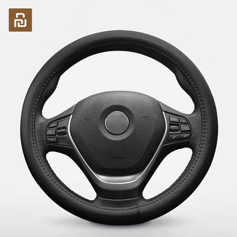 Автомобильный кожаный чехол для руля Youpin первый слой впитывающий пот дышащий