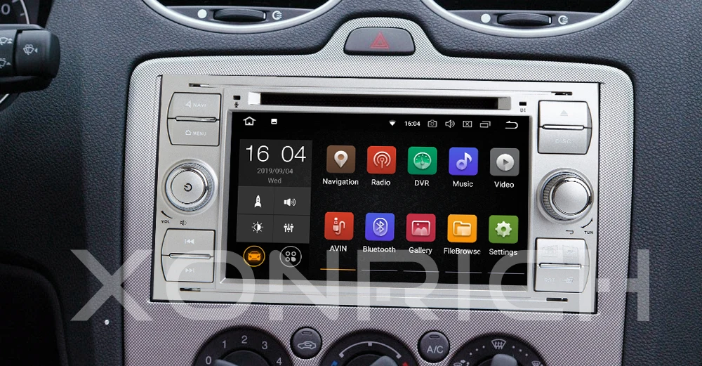 Clearance 2din Android 9 Car Radio Multimedia For Ford Focus 2 3 mk2 Mondeo 4 Kuga Fiesta Transit Connect S-C MAXGPS Navigation head unit 3