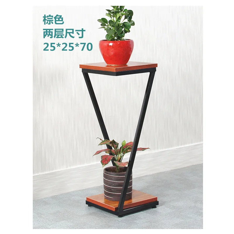 Простая многоэтажная железная стойка для цветов металлическая посадки балкона