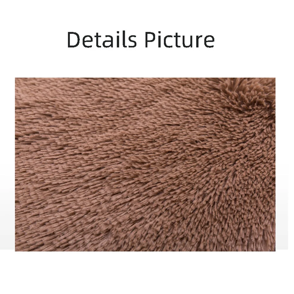 Pet Dog Cat Fluffy Fur Blanket Sleeping Mat Dogs Cats Bed Cushion Cover Reversible Double Layer Washable for Dog Bed Couch Sofa