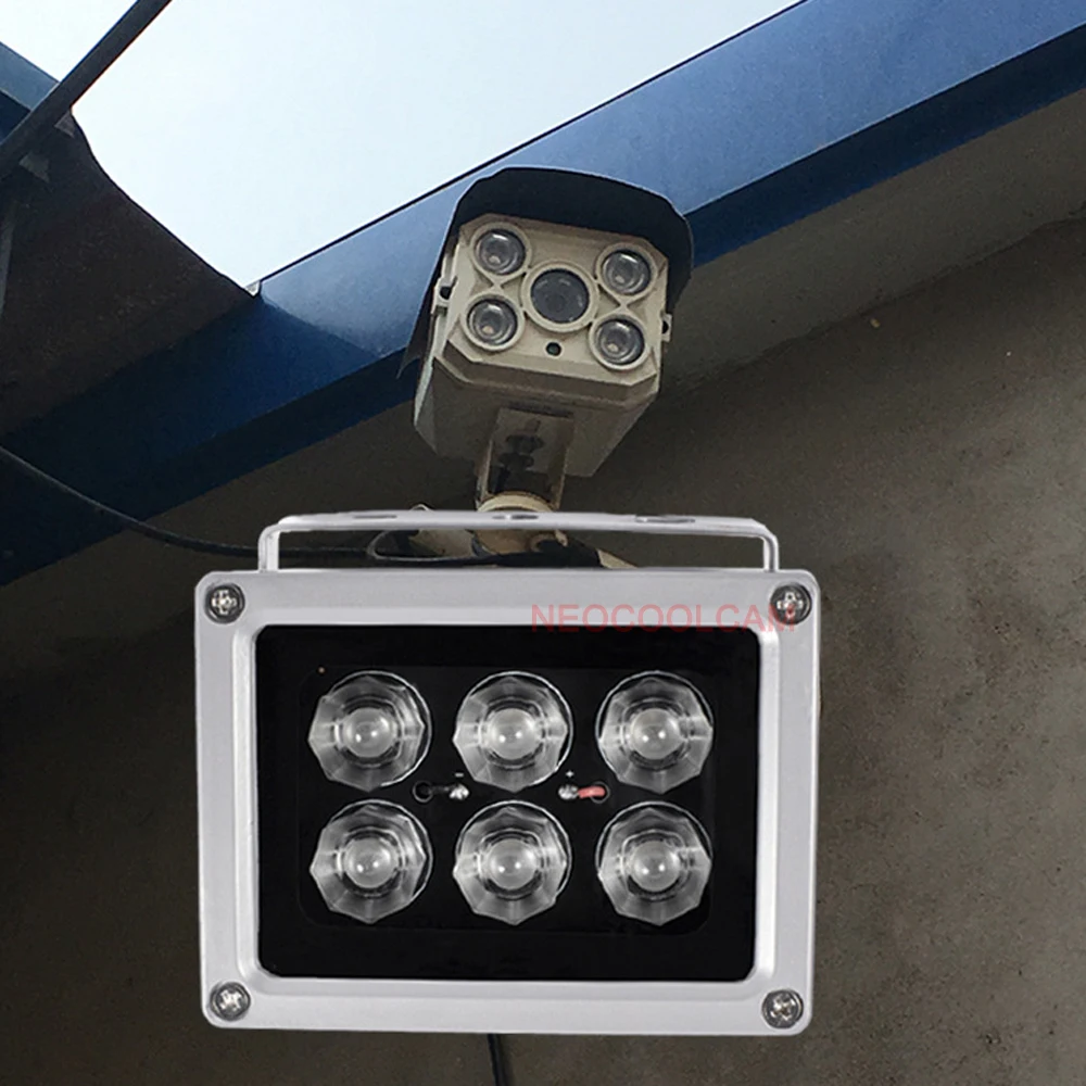 DC12V 150m IR distance 6pcs Laser Array 850nm IR illuminator