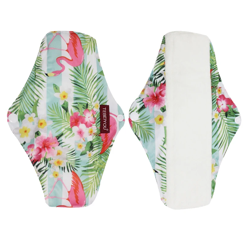TEBEIYOU 1PC Bamboo Mama Cloth Sanitary Pads Feminine Hygiene Washable Girls Menstrual | Красота и здоровье