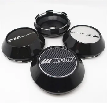 

4pcs 68mm Work Emotion Wheel Cap Hubcap Car Styling Rims Center Cover Emblem Badge W Work