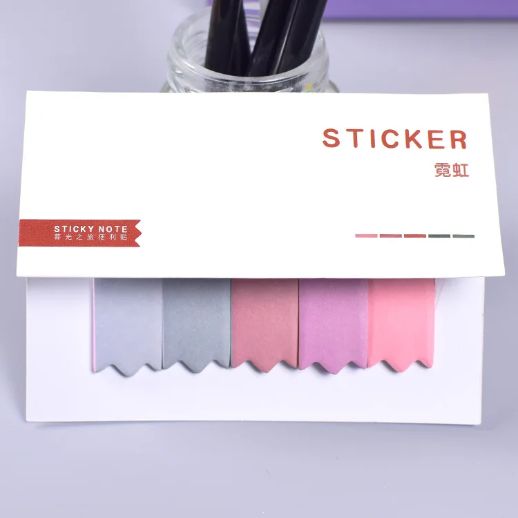 1PC Gradient color year tour stationery office Creative Sticky Notes Memo Pad Paper Sticker Gift Cute Wall sticker