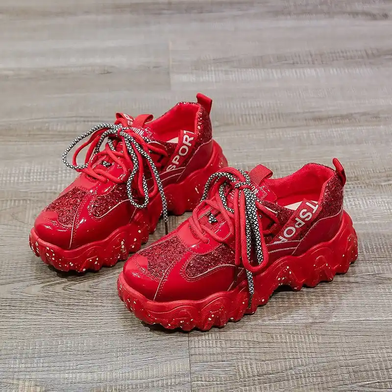 ladies chunky trainers