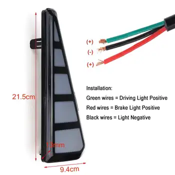 

Hot 2pcs Red Rear Bumper Light Reflector Lens Stop Brake Running Lamp Black White For Toyota Voxy 80 2018