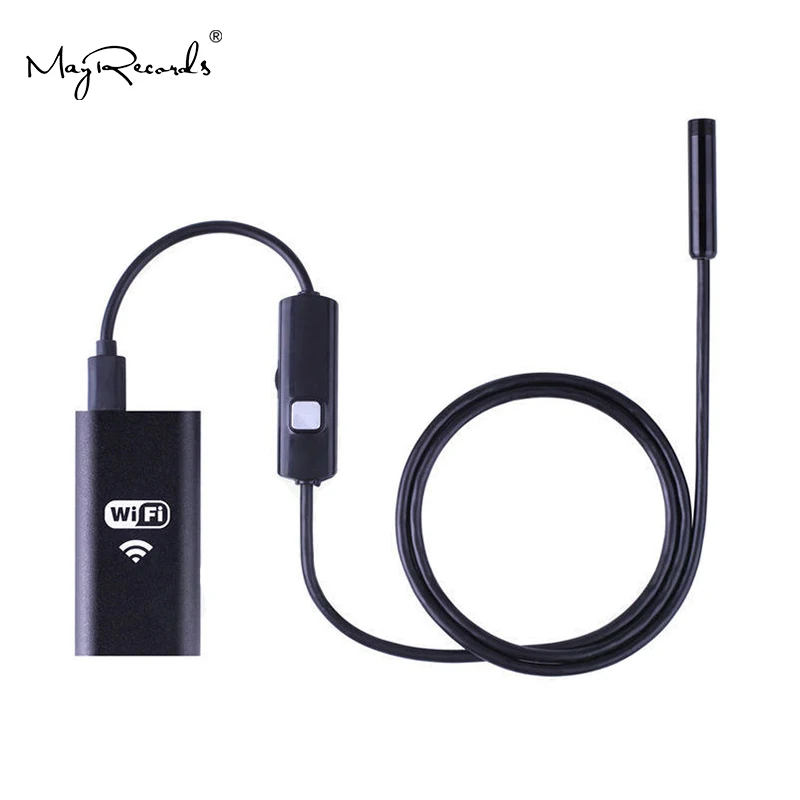 1M HD720P 8mm lente WIFI endoscopio Cámara serpiente USB para Iphone