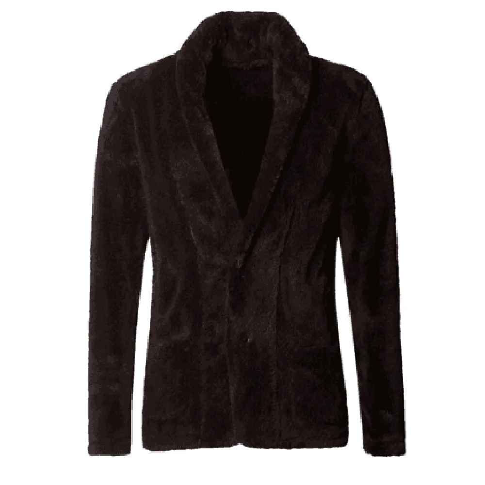 Мужская мода деловой пиджак джентльмена Зимняя шерстяная одежда пальто