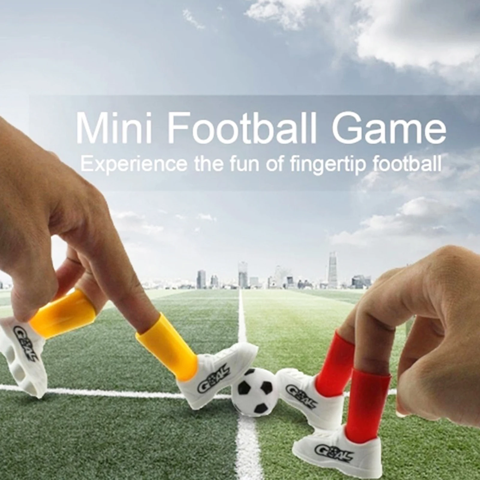 【Serendipity party】Mini Finger Football Fingertip Football Boot Set Funny Playable Finger Soccer Toy ParentChild Interactive Sports pretty well.