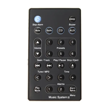 

Music System Universal Useful CD Player o Media Replacement TV Multiuse Remote Control Home DVD Radio for Wave