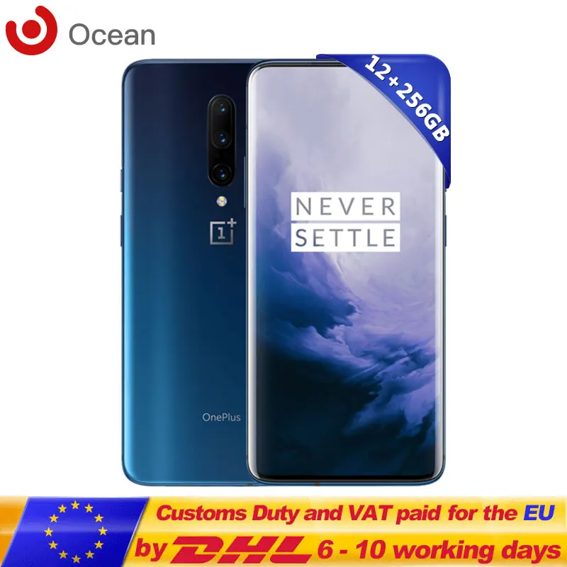 Оригинальный смартфон OnePlus 7 Pro глобальная версия 12 Гб ОЗУ 256 ПЗУ Snapdragon 855 AMOLED экран