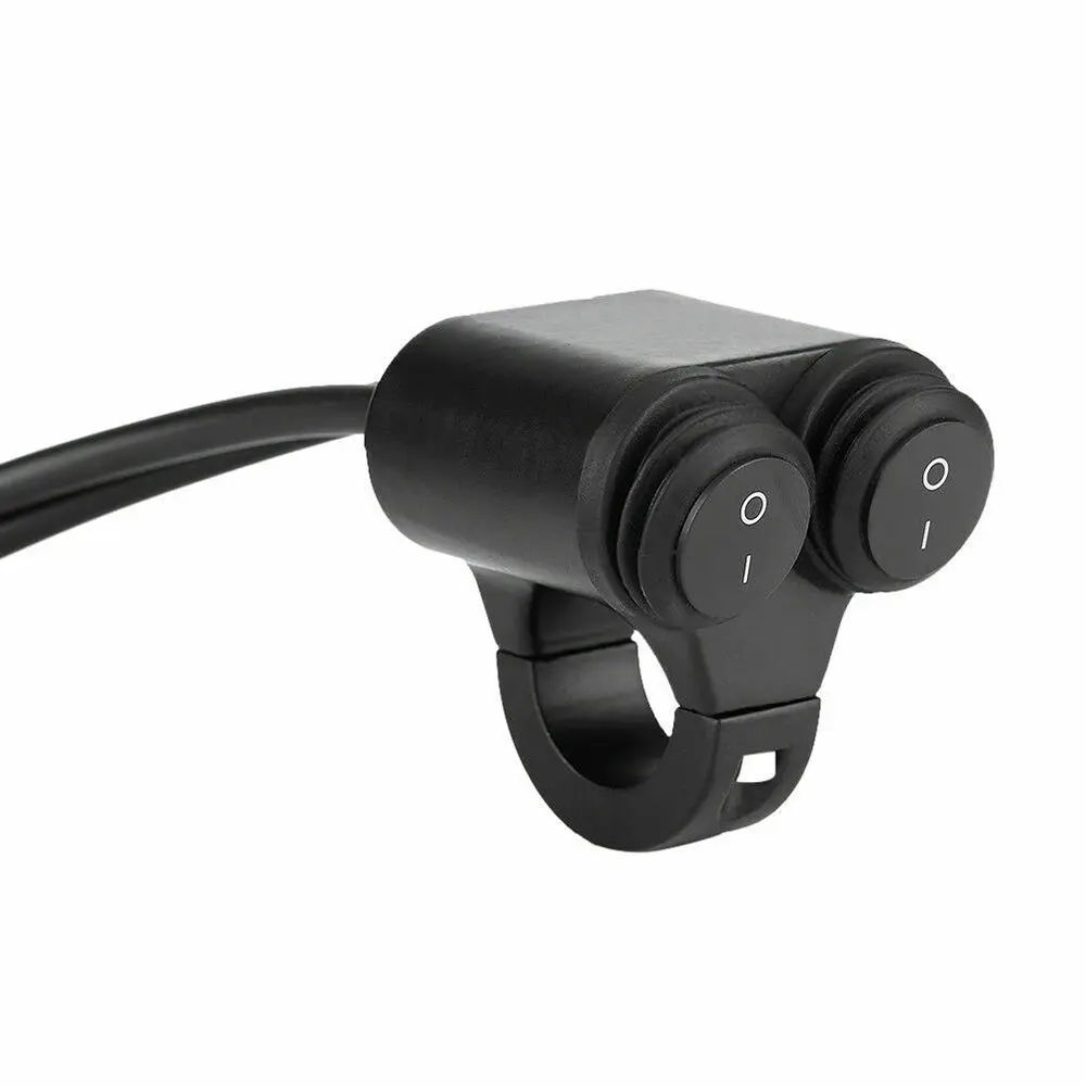 12V 7/" мотоцикл рулевая фара противотуманная фара Рог двухпозиционная кнопка включения-выключения