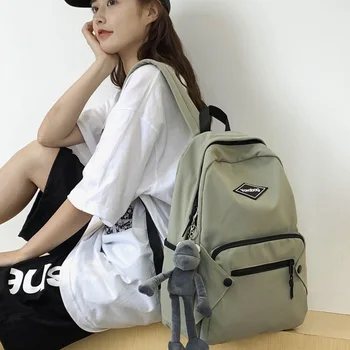 

DCIMOR New Waterproof nylon Women Backpack Schoolbag for Teenage girls Travel backpack large capacity Daily leisure bag Mochilas