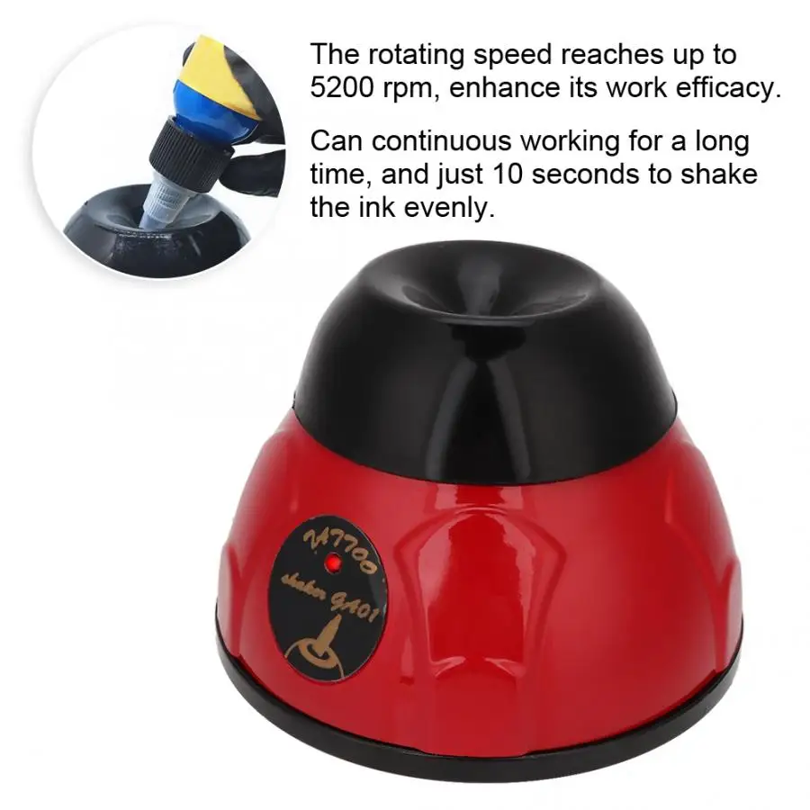 Electric Nail Polish Tattoo Ink Pigment Shaking Liquid Bottle Shaker Machine 100-240V Tattoo Supplie For Tattooing