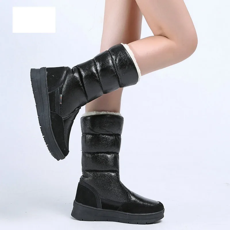 

Women Boots Warm Snow Boots Woman Winter Boots Snow Botas Mujer Travel Shoes Winter Boots Women Platform Boots Big Size 36-41