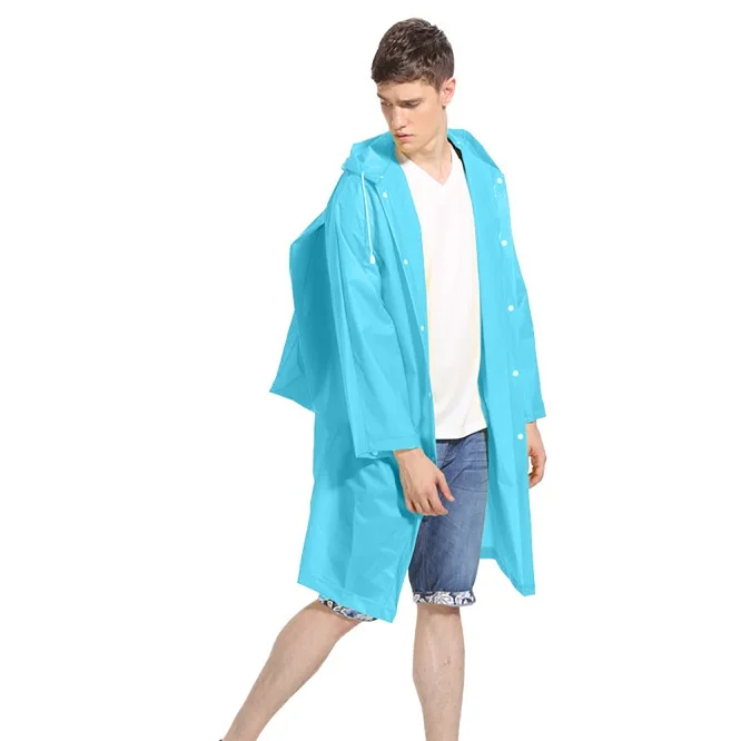 Style C Открытый плащ женский дорожный прозрачный пластиковый толстый дождевик Универсальный водонепроницаемый женский плащ с капюшоном дождевик QKR333 - Цвет: Style C