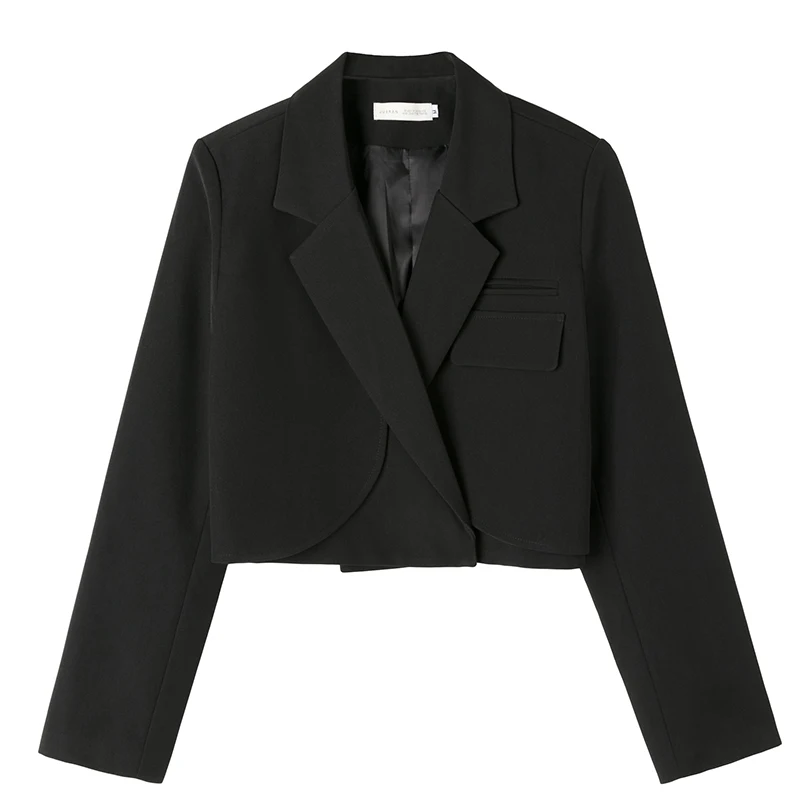 Short suit jacket for small women in 2021 spring and autumn new style western suit jacket  crop blazer  women blazers