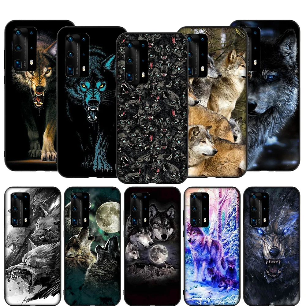 Чехол T195 Wolf Pack с рисунком для Honor Note 6A 7A 7C 7X 8 8A 8C 8X 9 9A 9X 10X 20 20S 30 Y6P Lite Pro | Мобильные