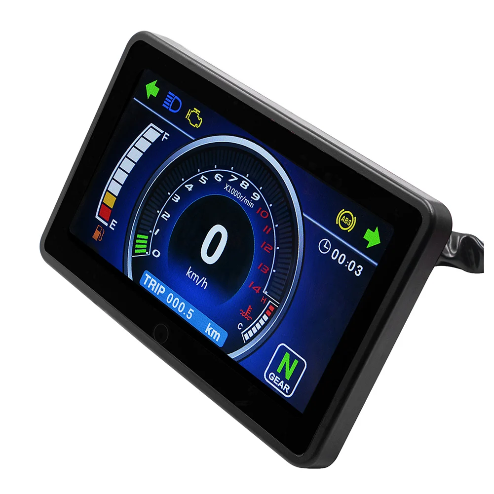 

Motorcycle LCD Speed Meter Waterproof Tachometer Odometer Multifunction Touching VS998