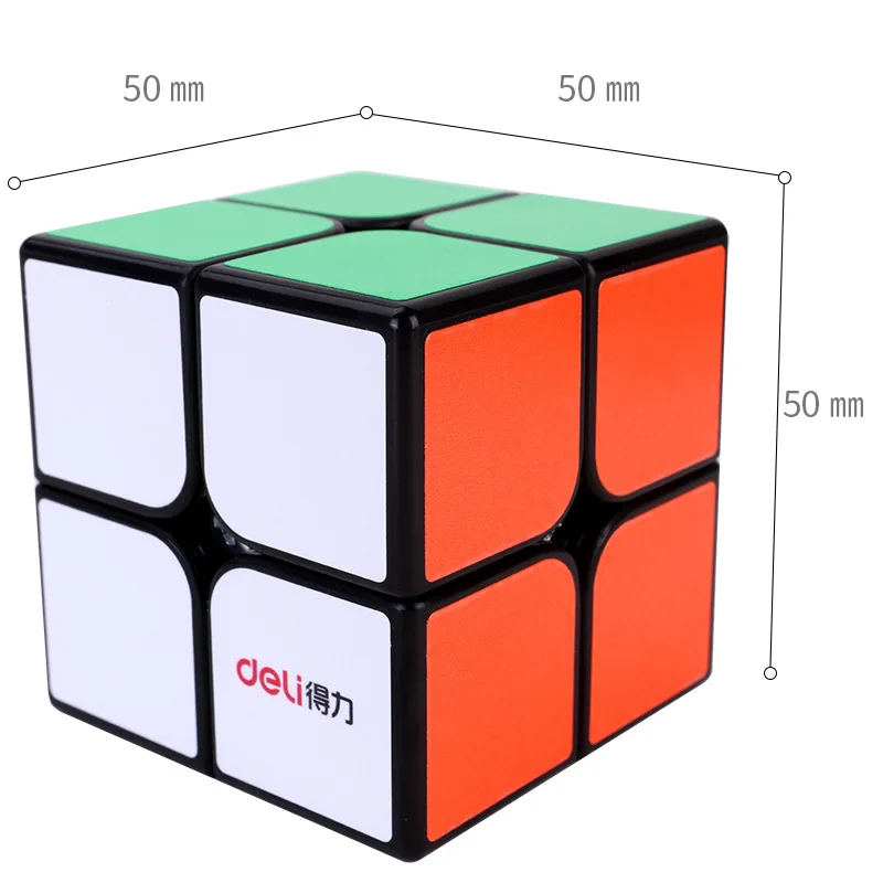 Deli Rubik's Cube два три четыре заказа гладкие дети Профессиональная игра только набор начинающих декомпрессионная игрушка полный набор