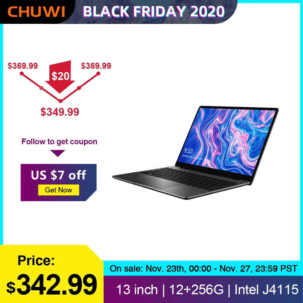CHUWI original GemiBook 13inch 2K IPS Screen