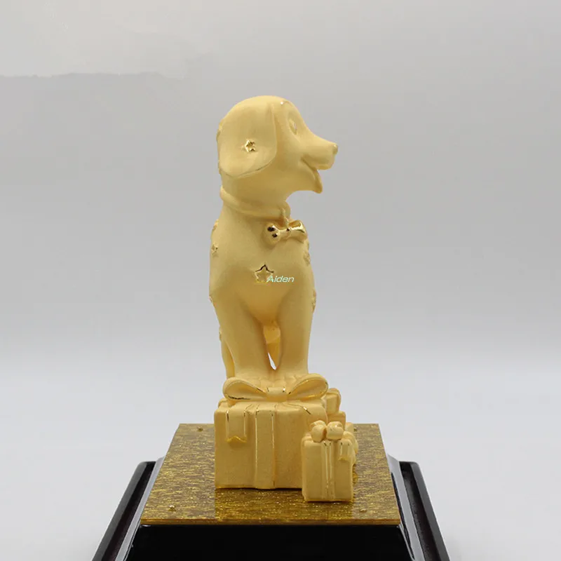 " украшения для дома животное моделирование милый щенок Canis Lupus ознакомительный компаньон Собака Искусство ремесло креативный подарок Смола 13 см Z2523