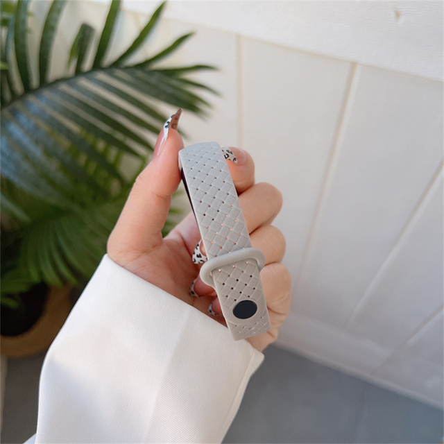 Texture Strap For Xiaomi Mi Band 6 5 4 3 Sport Strap Silicone Bracelet Replacement For MiBand Band6 Band5 Watchband