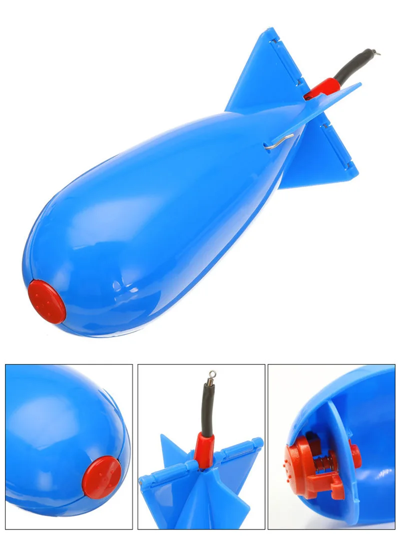 PRO BEROS Fishing Spomb Rockets Spod Tackle Feeders Pellet Rocket Feeder  Float Bait Holder Maker Tackle Outdoor Tool Accessories