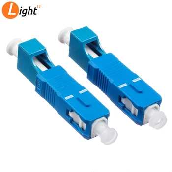 

Fiber Optic SC LC Adapter SC UPC Male to LC UPC Female Singlemode Hybrid Adapter Connector