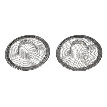 

Stainless Steel Drainer Basin Filter Mesh Sink Strainer 7cm Dia 2PCS