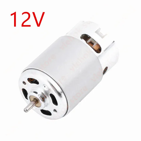 12V RS550 7.2V 9.6V 10.8V 12V 14.4V 16.8V 18V 21V 24V 25V Motor for BOSCH DeWALT HITACHI MAKITA METABO Milwaukee Hilti Ryobi RS-550 - Цвет: 12V