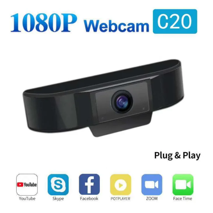

C20 1080P computer network teaching live conference noise reduction microphone USB camera