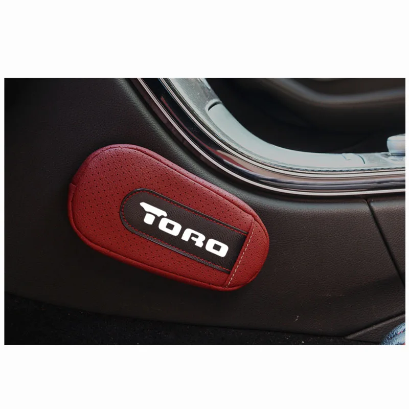 

High Quality Leather Leg Cushion Knee Pad Car Door arm pad Interior Car Accessories For Fiat Toro