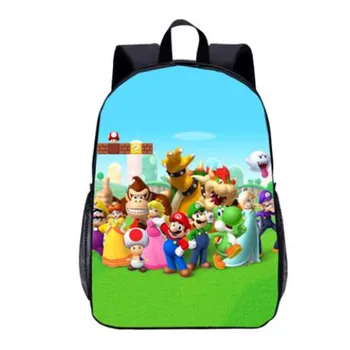 

Cute Anime Cartoon SUPER MARIO Cosplay Printing Backpacks School Bags Teenager Girls Boys Mochila Feminina bag