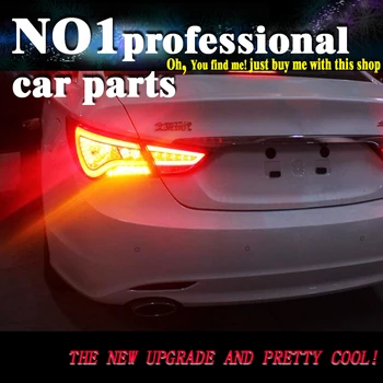 

car accessories taillights for Sonata Tail Lights New Sonata 8 LED Tail Light Sonata8 LED Rear Lamp DRL+Brake+Park+Signal Back