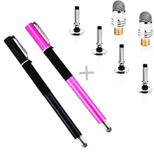 6 Бесплатный подарок сенсорный экран емкостный стилус Карандаш для iPad/iPhone/samsung/Xiaomi Рисование ручка для письма Универсальный
