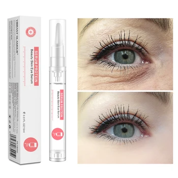 

15ml Serum Protein Eye Serum Lifting Anti-Wrinkle Remove Dark Circles Against Puffiness Bags Sensitive Skin Eye Care