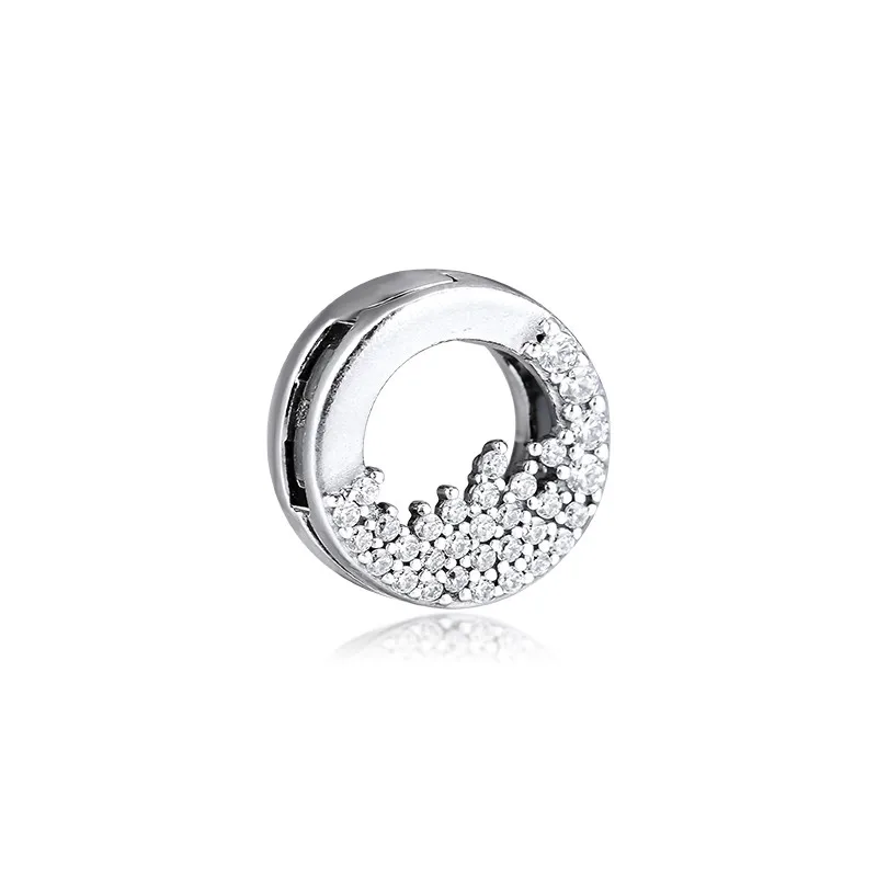 Новые сверкающие Icicles клипсы Reflextions бусины для изготовления ювелирных изделий Pave