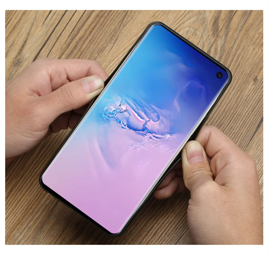 Роскошный противоударный чехол из натуральной кожи для телефона samsung galaxy A50 A70 A40 A20 Note 8 9 10 S8 S9 S10 plus чехол для телефона