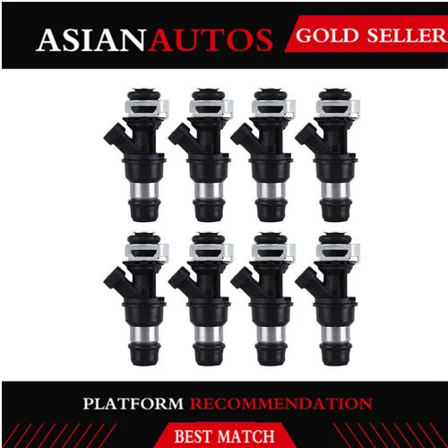 

8x Fuel Injector 42LB 4.8L 5.3L 6.0L 01-07 17113739 25348180 Car Nozzle Engine Valve Injection for GMC Cadillac Chevrolet