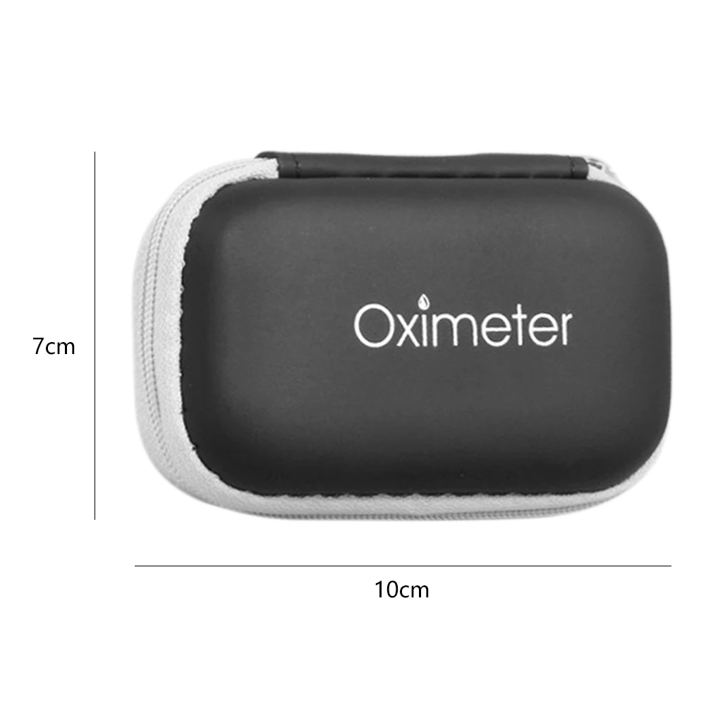 Portable Finger Pulse Oximeter Protective Case Storage Bag Hard Holder Makeup Tool Kits Portable Finger Pulse Oximeter Protective Case Storage Bag Hard Holder Makeup Tool Kits