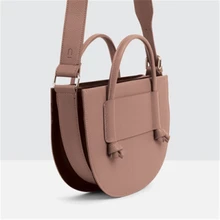 Полукруглая седельная сумка, женские кожаные сумки, роскошные брендовые сумки на плечо, женские сумки-мессенджеры через плечо, Bolsa de hombro