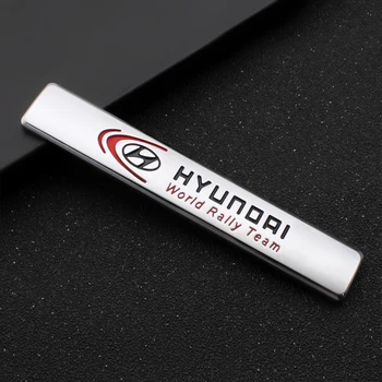 

For Hyundai i30 ix35 i20 i40 Tucson Solaris CRETA Santa fe Car Styling 3D Metal Badge Decals Car Stickers Accessories Decoration