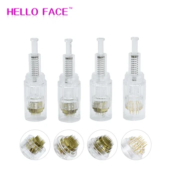 

30pcs Microneedle Titanium Needle Screw derma pen Cartridge Disposable 12/24/36/42 Pin