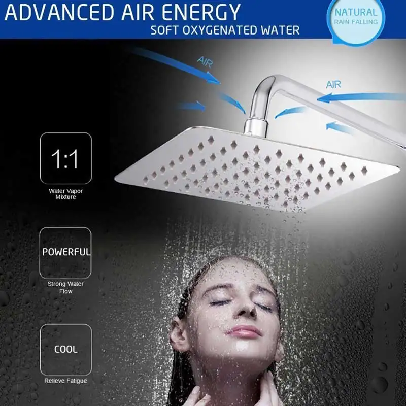 Настенное крепление Badkamer Rain Waterval Douchekranen Set ververgen хром Douche Systeem Bad Douche Mengkraan Kraan Mengkraan
