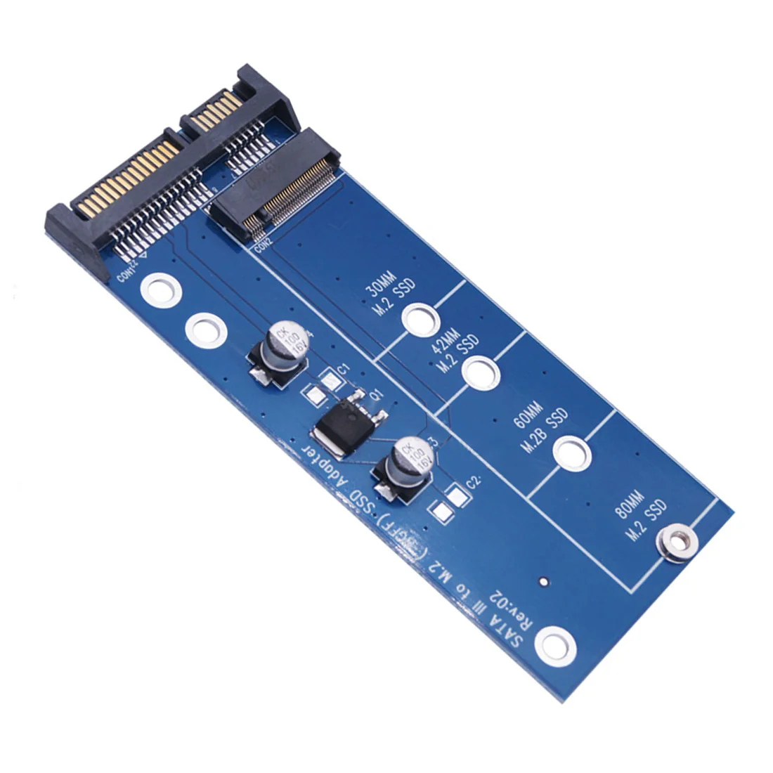 Синий XT-XINTE SATA3 M.2 карта NGFF(M2) SSD для 2," SATA адаптер M.2 2,5 дюймов NGFF SSD для SATA3 Конвертация карты - Цвет: Синий