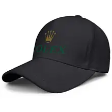 Унисекс Flatbrim бейсболка-rolex-логотип-уличная эластичная хлопковая кепка для взрослых