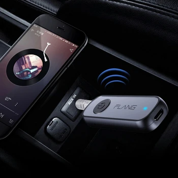 

Bluetooth V5.0 Car Aux Audio Receiver Adapter Selfie Control MP3 Player Portable Auto Electronic Accessories