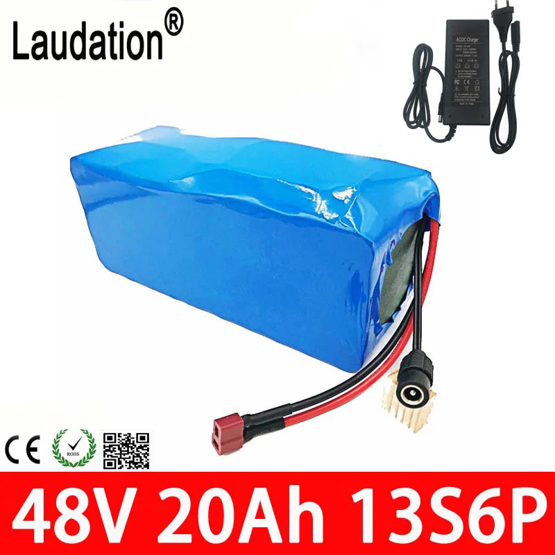 Литий ионная аккумуляторная батарея lauседация 48 В 20 Ач 13s6p 18650 Перезаряжаемая