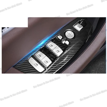 

Lsrtw2017 Carbon Fiber Abs Car Window Control Switch Panel for Bmw X3 2018 2019 2020